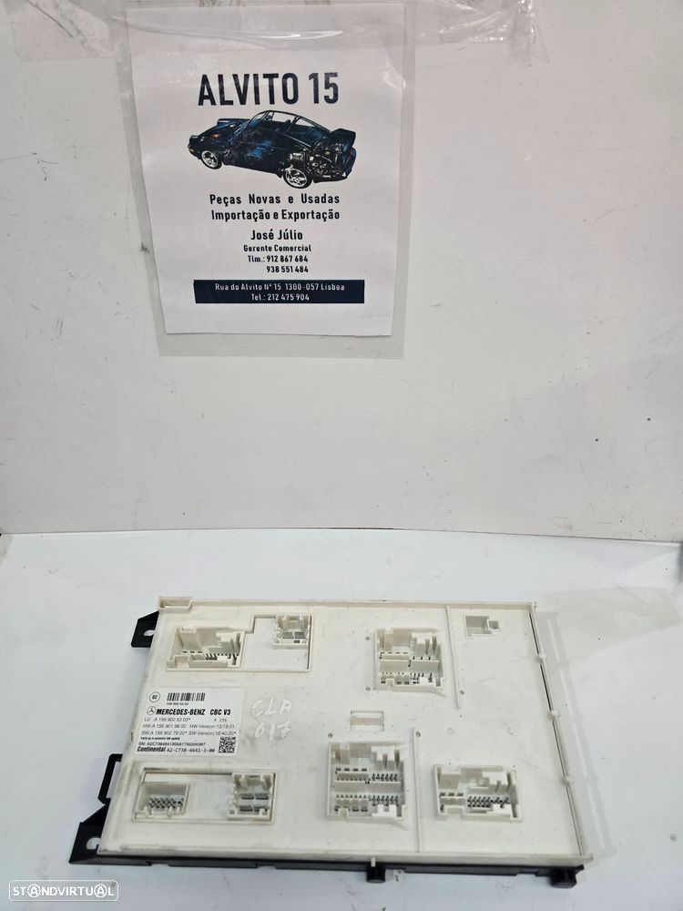 Unidade de controle SAM / caixa de fusíveis  Mercedes CLA 2017 ref: 1569005303 - 1