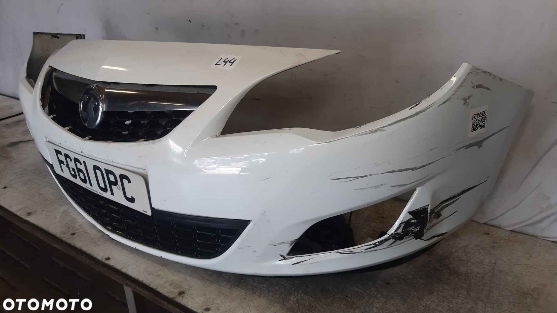 } ZDERZAK PRZÓD PRZEDNI OPEL ASTRA J 4 IV DO MALOWANIA ! USZKODZONY ! - 3