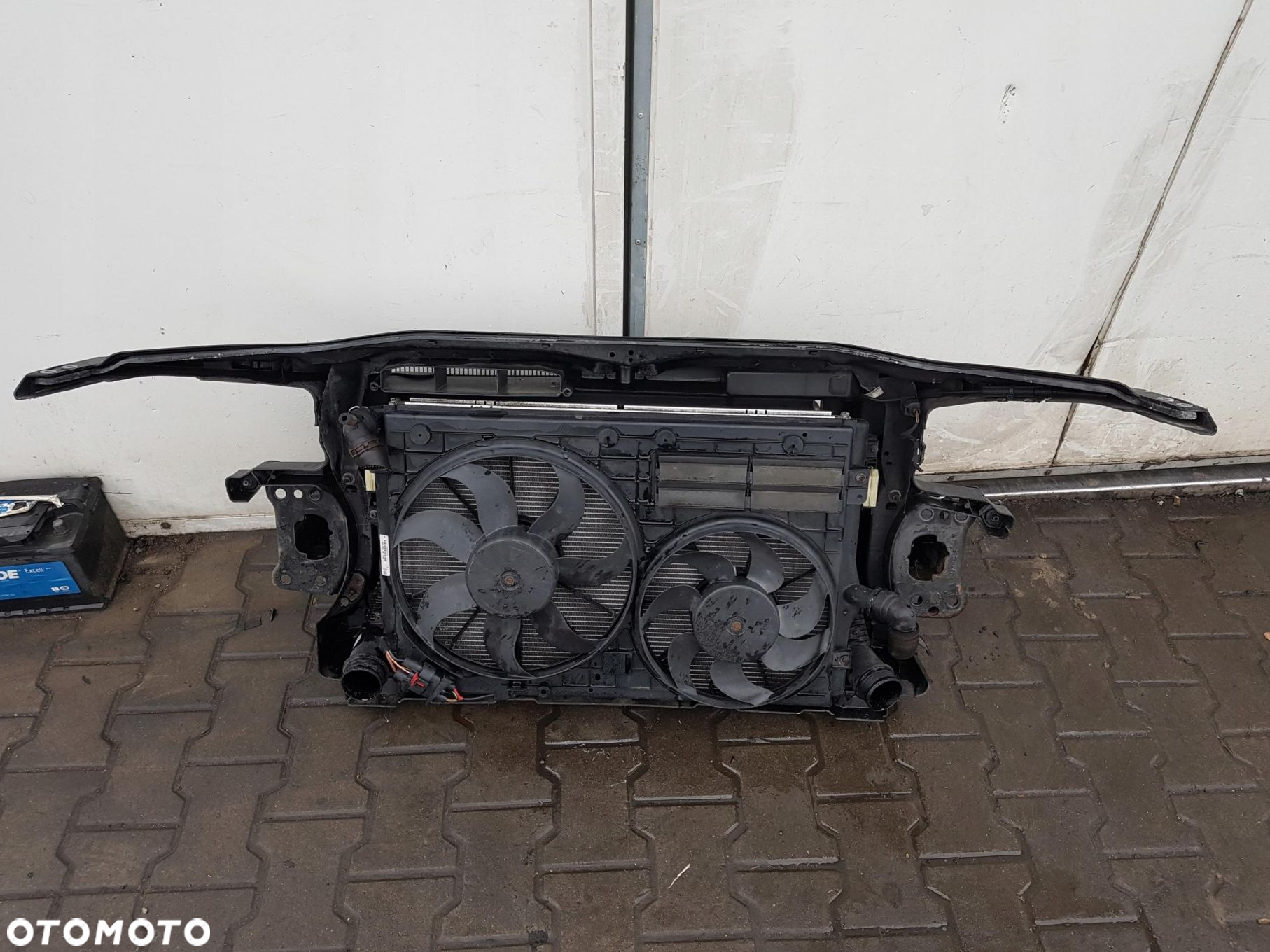 VW PASSAT CC 08-12 2.0 TDI PAS PRZEDNI CHŁODNICE WENTYLATORY - 5