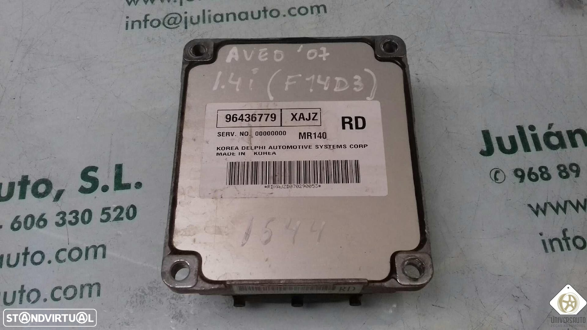 CENTRALINA MOTOR UCE CHEVROLET AVEO / KALOS SEDAN 2007 - 2