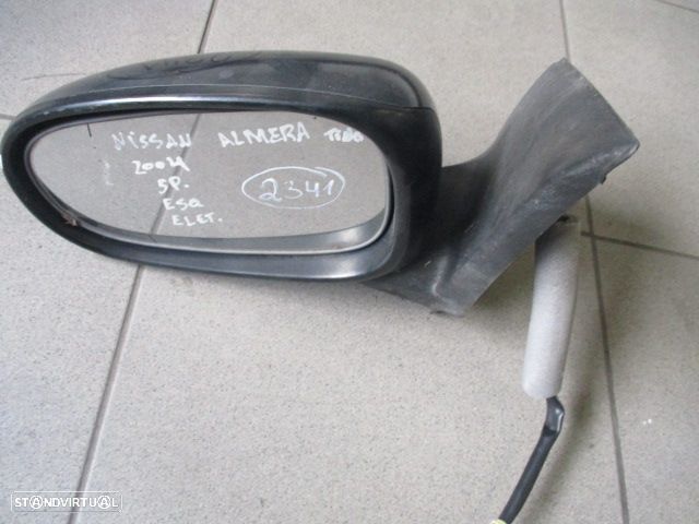 Espelho ESP2341 NISSAN ALMERA TINO 2004 ESQ ELETRICO 3PINOS - 2