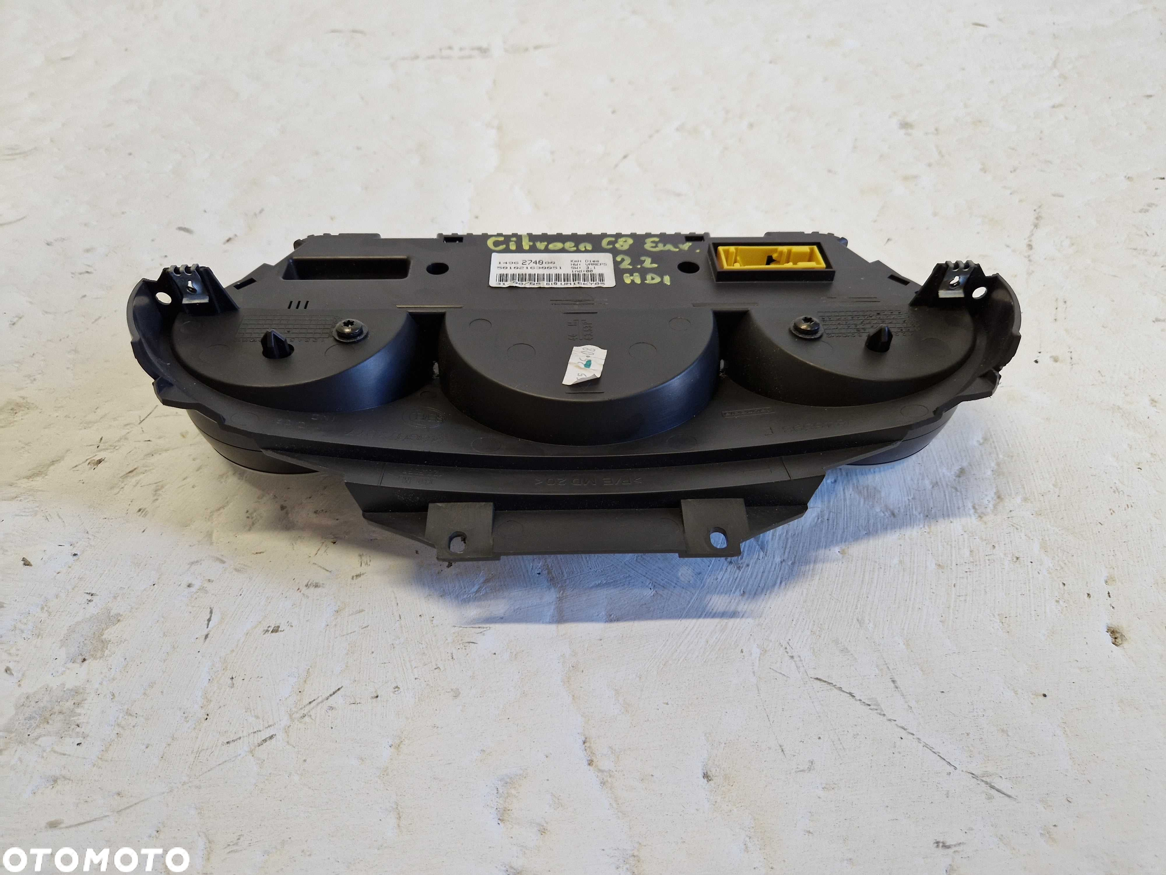 Licznik Zegar Zegary Europa Peugeot 807 Citroen C8 2.2 HDI - 6