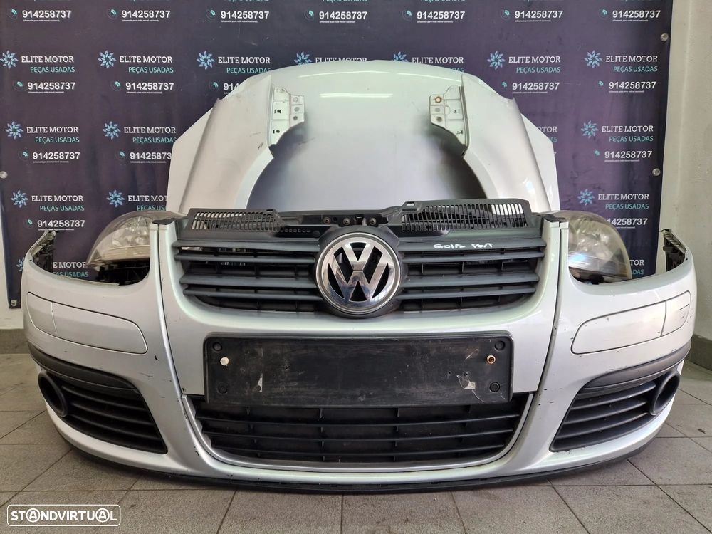 Frente completa usada VW GOLF 5 V GT parachoques oticas guardalamas capot - 4
