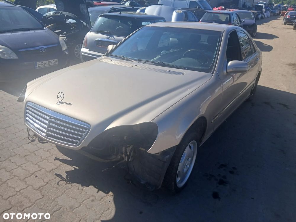 mercedes w220 s klasa 693 maska zderzak lampa grill błotnik drzwi zbiornik paliwa szyba - 1