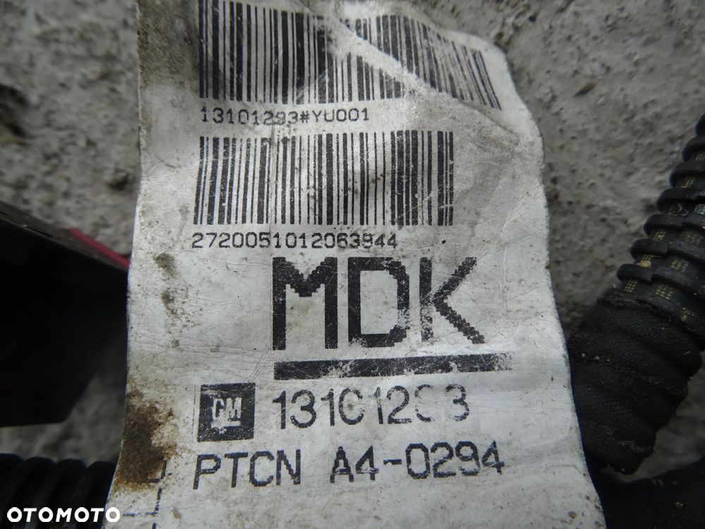 INSTALACJA WIĄZKA ELEKTRYCZNA DO SILNIKA Z22YH OPEL ZAFIRA B - 4