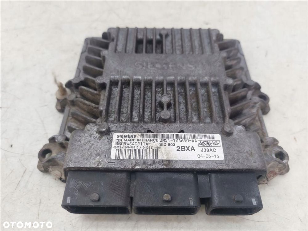 Komputer sterownik silnika Ford C-MAX I 2003-2010 2,0 TDCI 3M5112A650AA 5WS40211A - 1