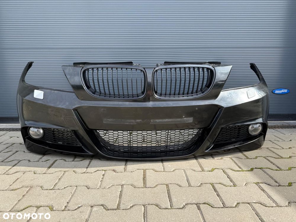 BMW 3 E90 E91 M PAKIET LCI LIFT 09-12 ZDERZAK PRZÓD POD SPRYSKIWACZE - 4