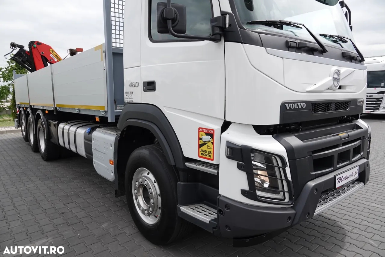 Volvo FMX 460 / 8X4 / TRIDEM /  7.75 M TRANSMISIE / HDS PALFINGER PK 24.001 / PILOT / PRELUNGIE -12.5M / AXIE LIFTATOR / EURO 6 / IMPORTAT - 10