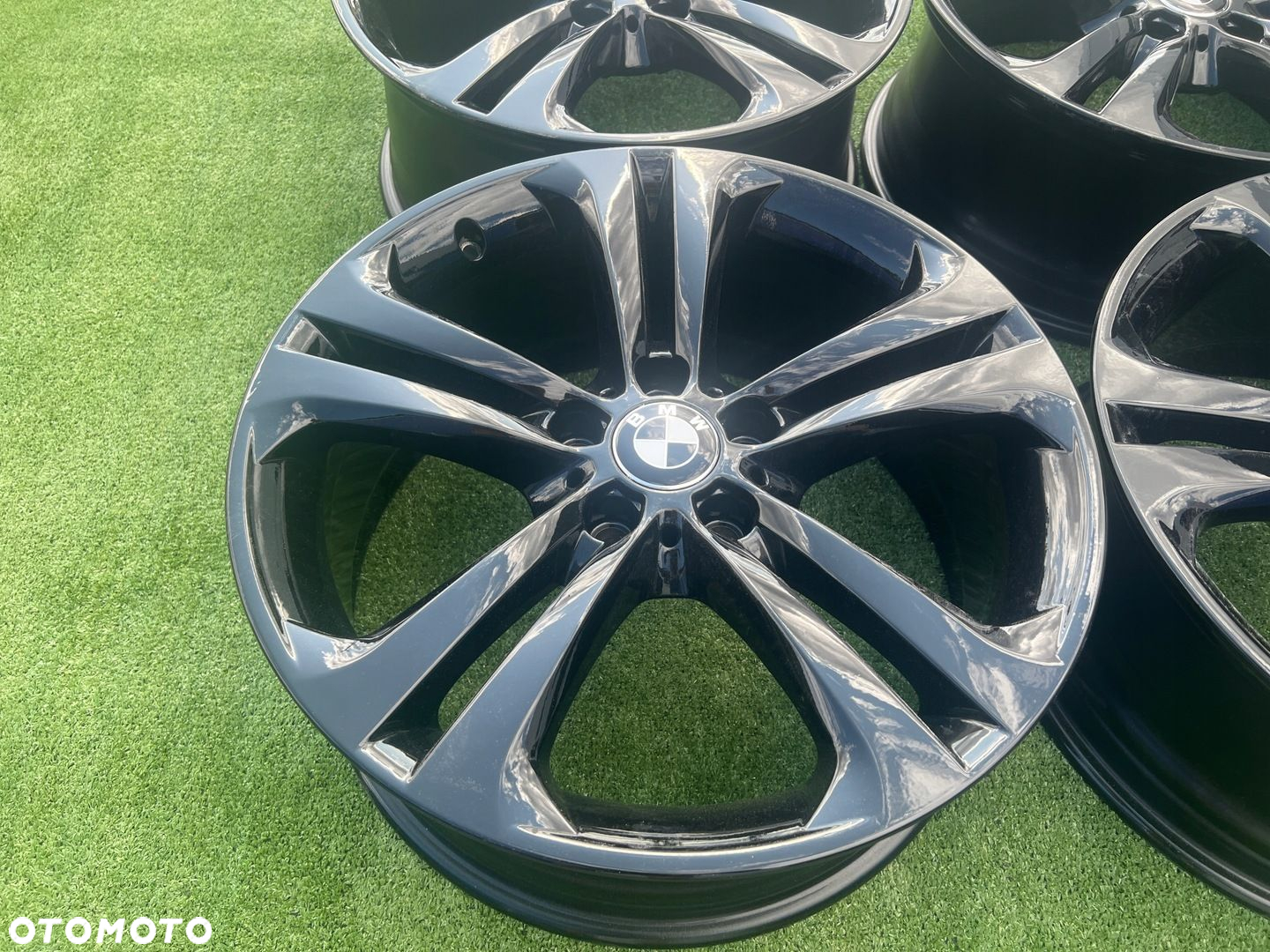 KOMPLET FELG FELGI ALU BMW F30 F10 X3 SERIA 3 5 3GT 19 ET36 ORYGINALNE - 5
