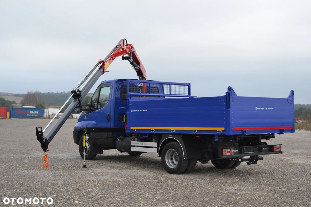 Iveco 72-180 72C18 Nowy 3-stronny WYWROT Kiper Wywrotka Żuraw HDS HC 45A2 SALON PL - 14