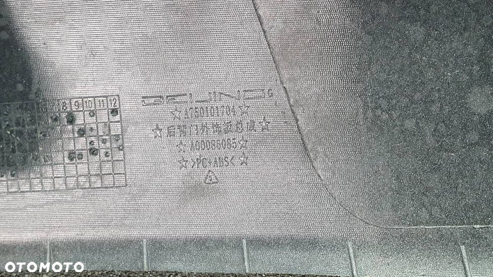 SPOILER LISTWA BLENDA KLAPY TYŁ BAIC BEIJING 7 X75 2024 - 8