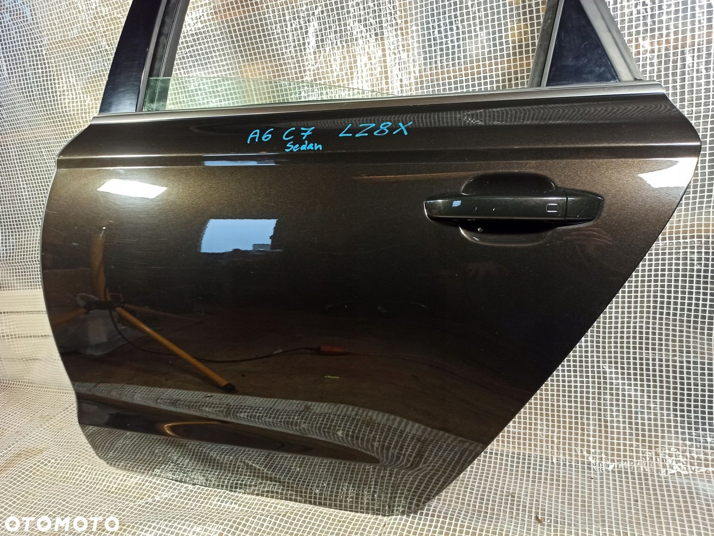 AUDI A6 C7 4G0 SEDAN DRZWI LEWE TYLNE TYŁ LY8X KOMPLETNE W KOLOR 130 MIKRON - 6