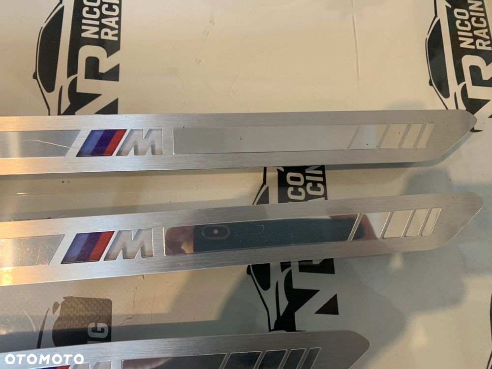 LISTWY NAKŁADKI PROGOWE BMW X5 G05 X5M F95 M-PAKIET LED KOMPLET - 4