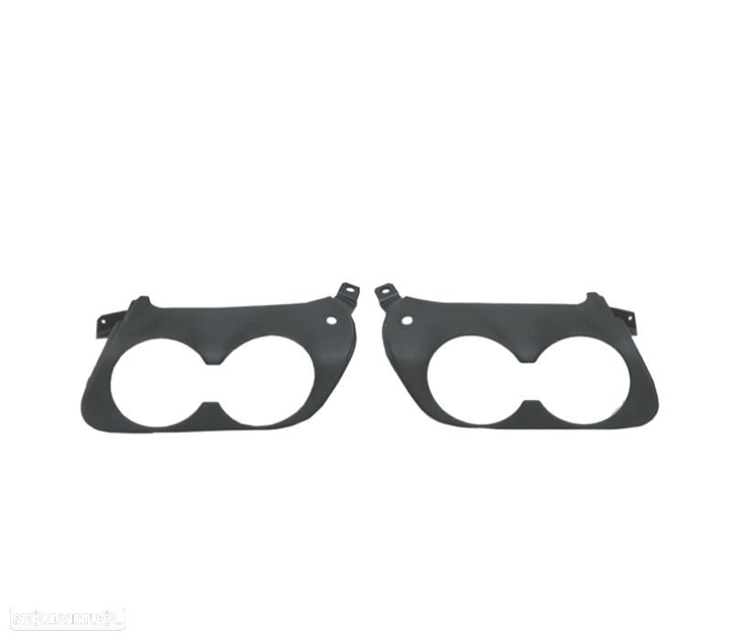 DIFUSOR MERCEDES GLC C253 COUPE AMG 15-18 LOOK GLC43 PRETO - 2