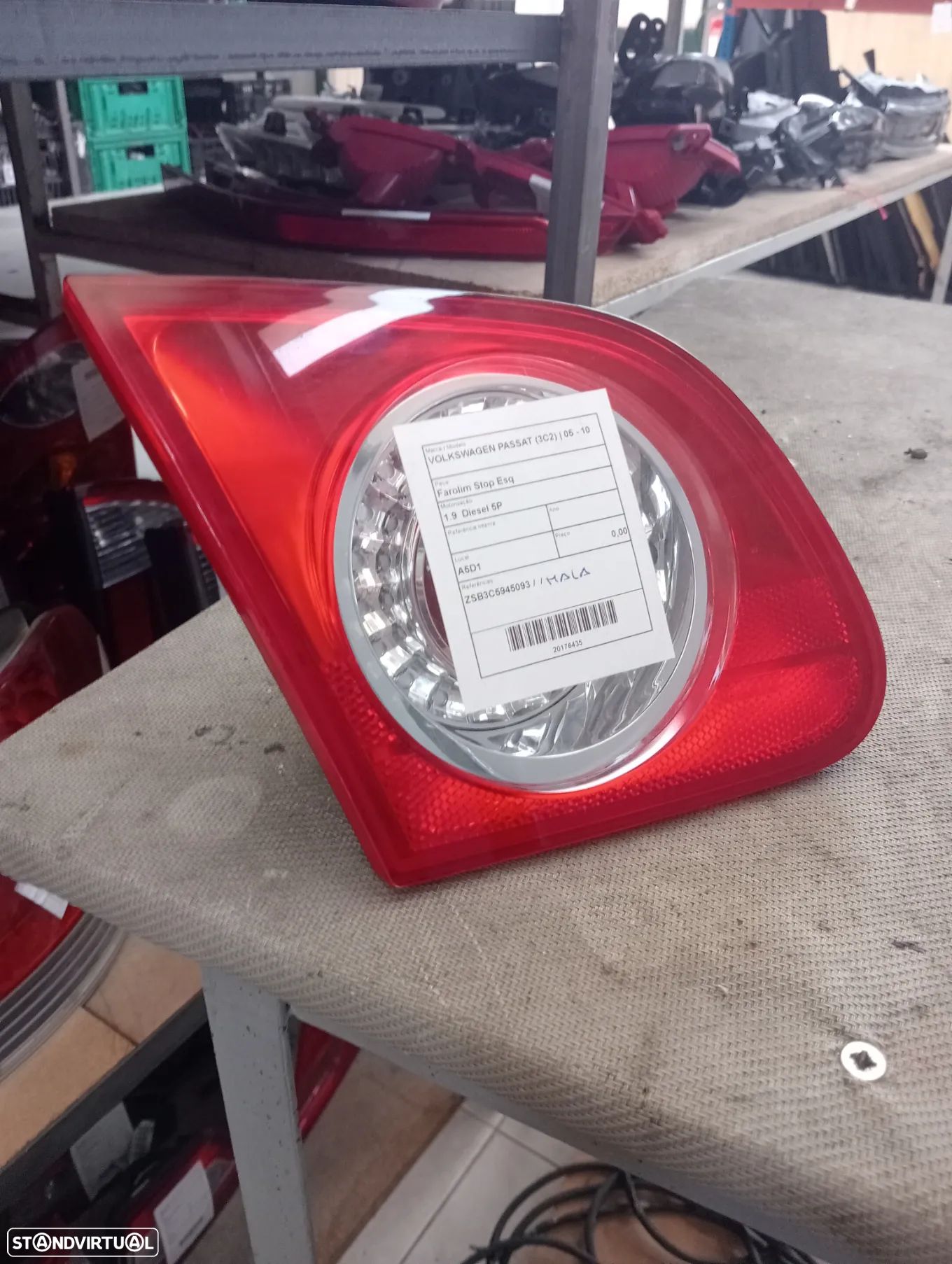Farolim stop mala esquerdo Volkswagen Passat 05 - 10 / ZSB3C5945093 - 1
