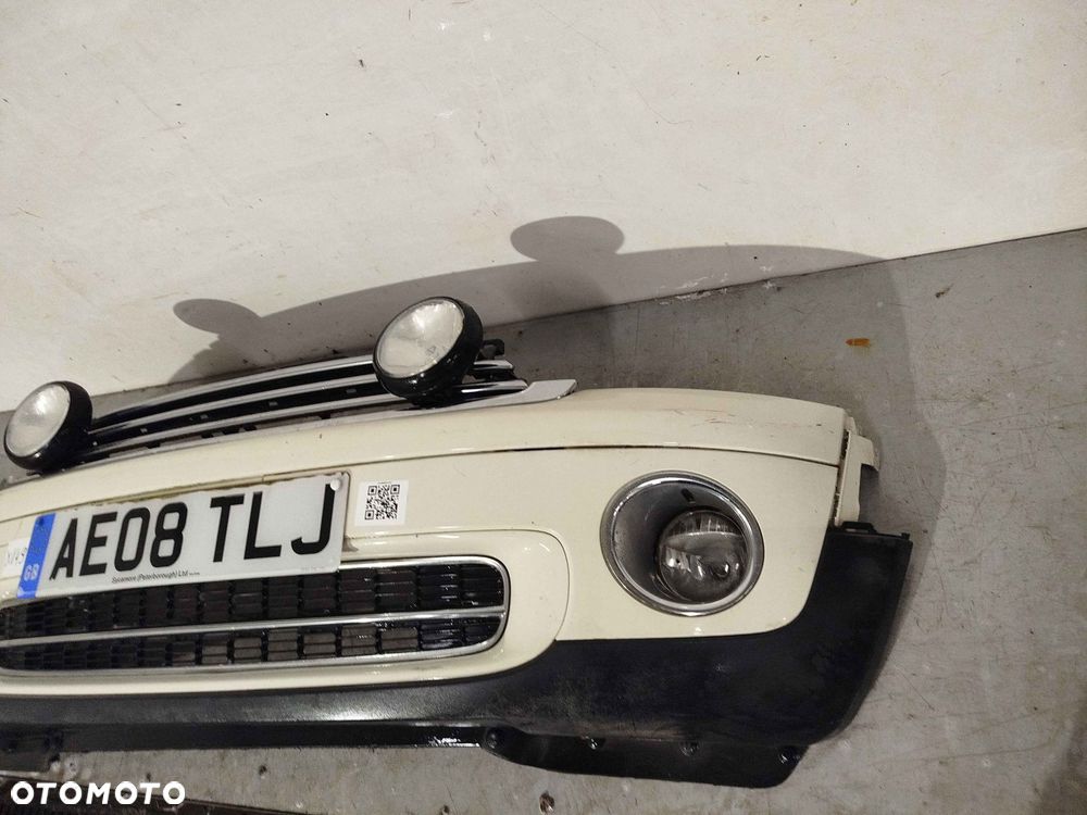 + ZDERZAK PRZÓD PRZEDNI MINI COOPER II 2 R56 PEPPER WHITE BIAŁY HALOGENY - 2