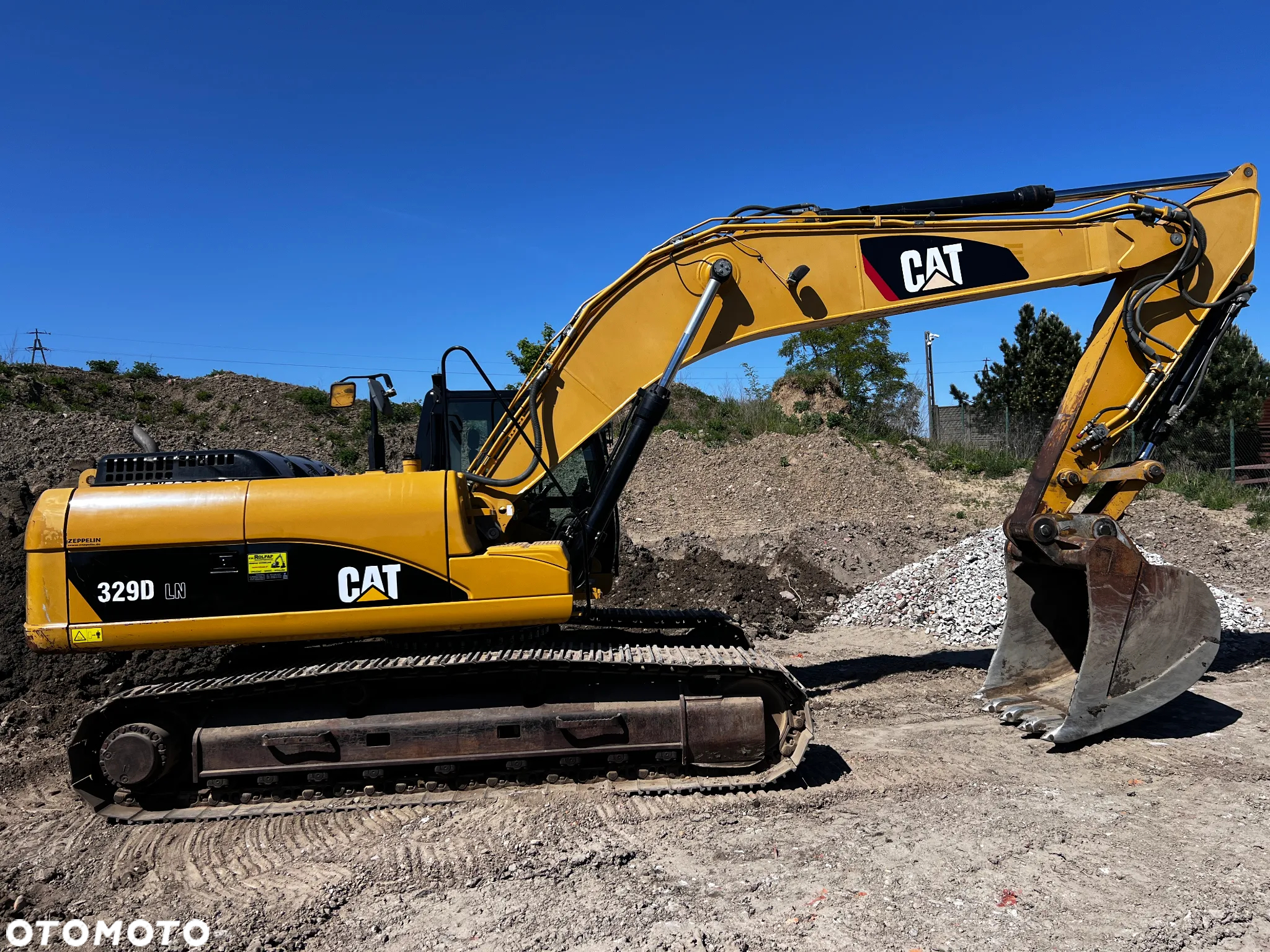 Caterpillar CAT koparka gąsienicowa 329 329D 329DLN bez DPF & AdBlue 30ton Klima - 3