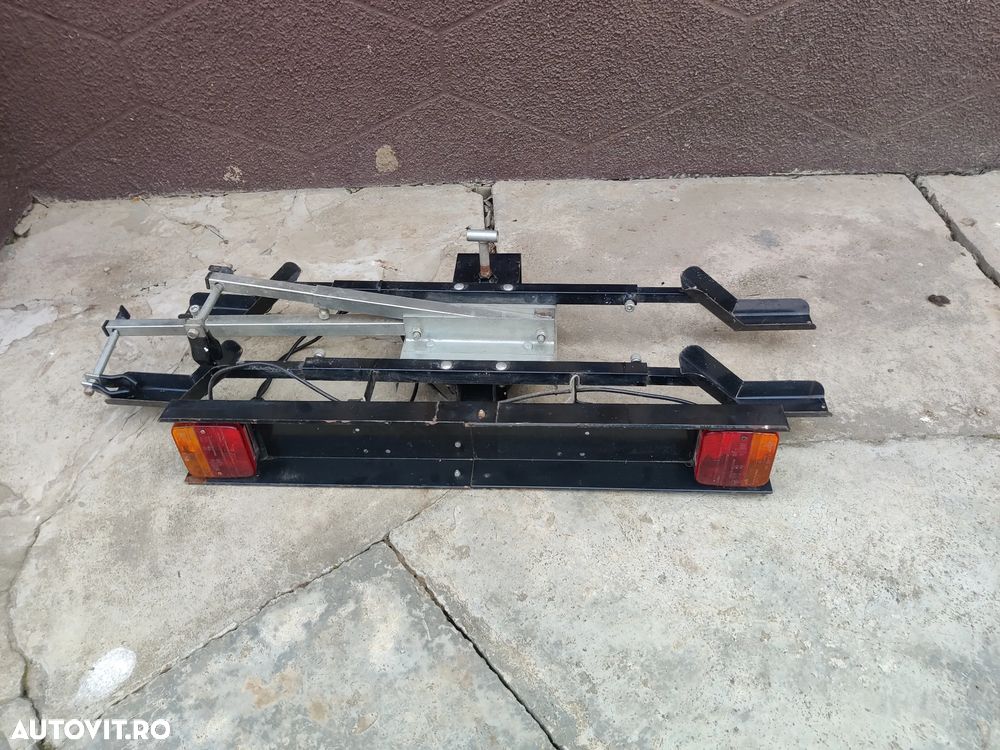 Suport auto de transport 2 biciclete pe carlig remorcare - universal - 1