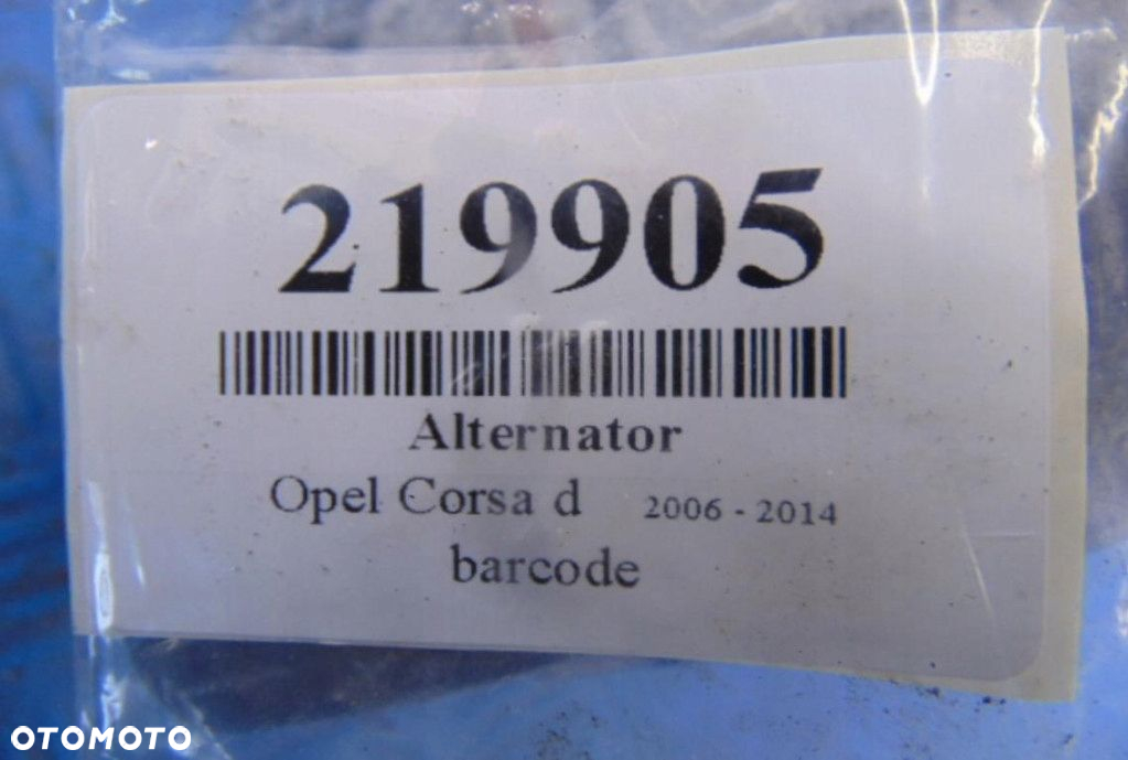 OPEL CORSA D 1.2B ALTERNATOR 0124425057 - 10