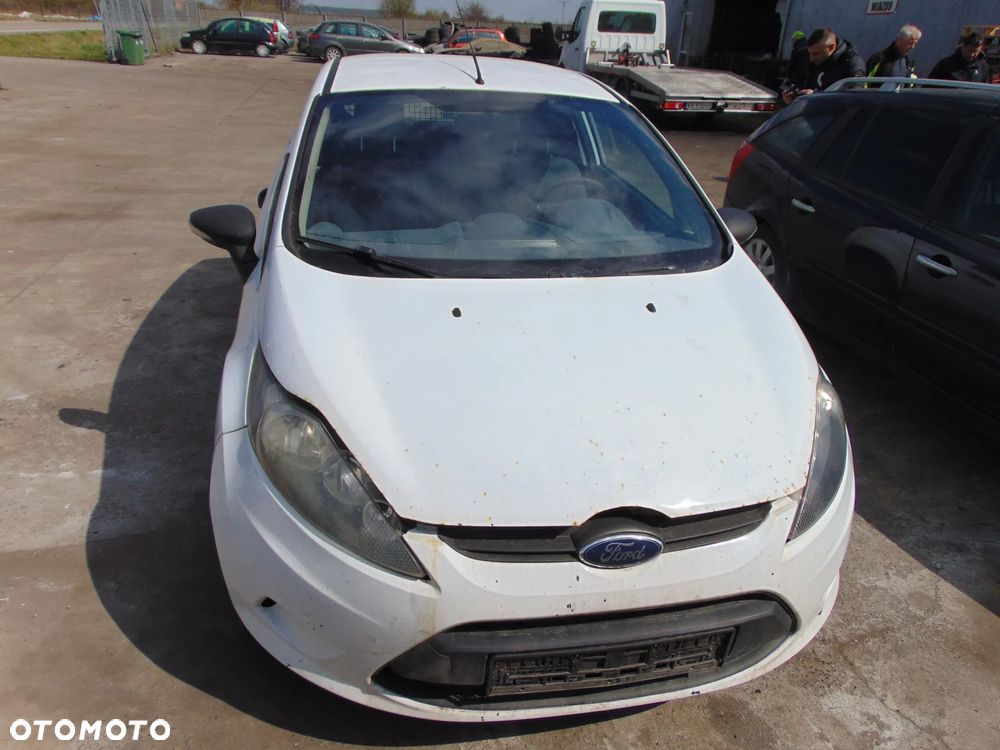 maska pokrywa klapa przód przednia ford fiesta mk7 biała - 1