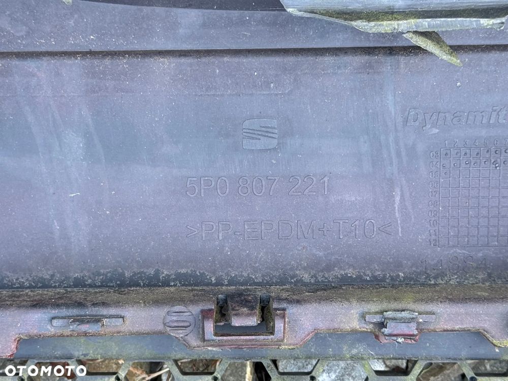ZDERZAK PRZEDNI SEAT	ALTEA	2004-	OE UŻYWANY	5P0807221 - 4