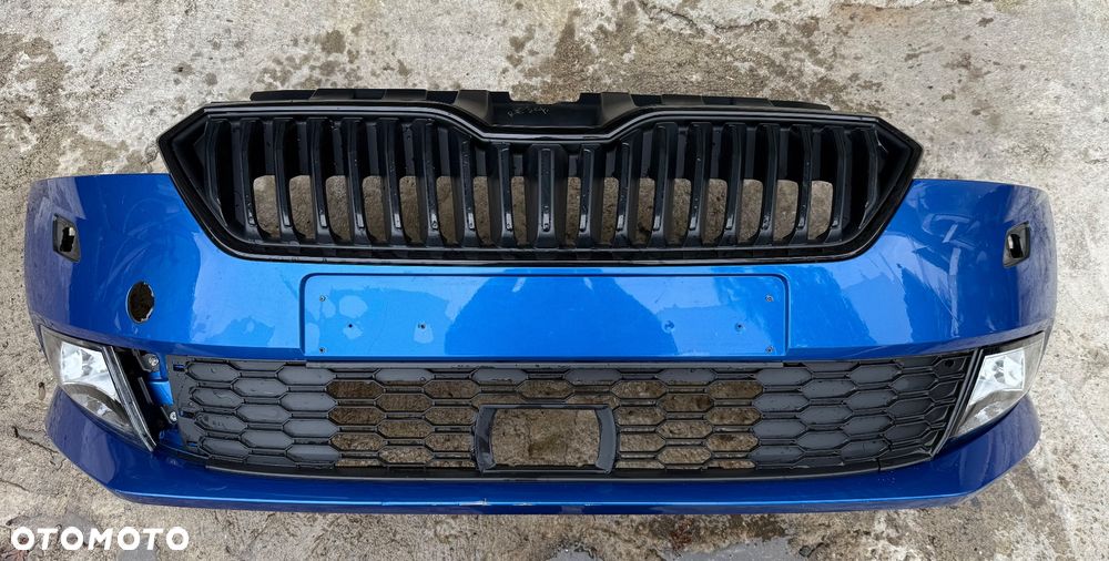 ZDERZAK PRZÓD PRZEDNI SKODA FABIA III LIFT 6V0 6V0807221F - 1