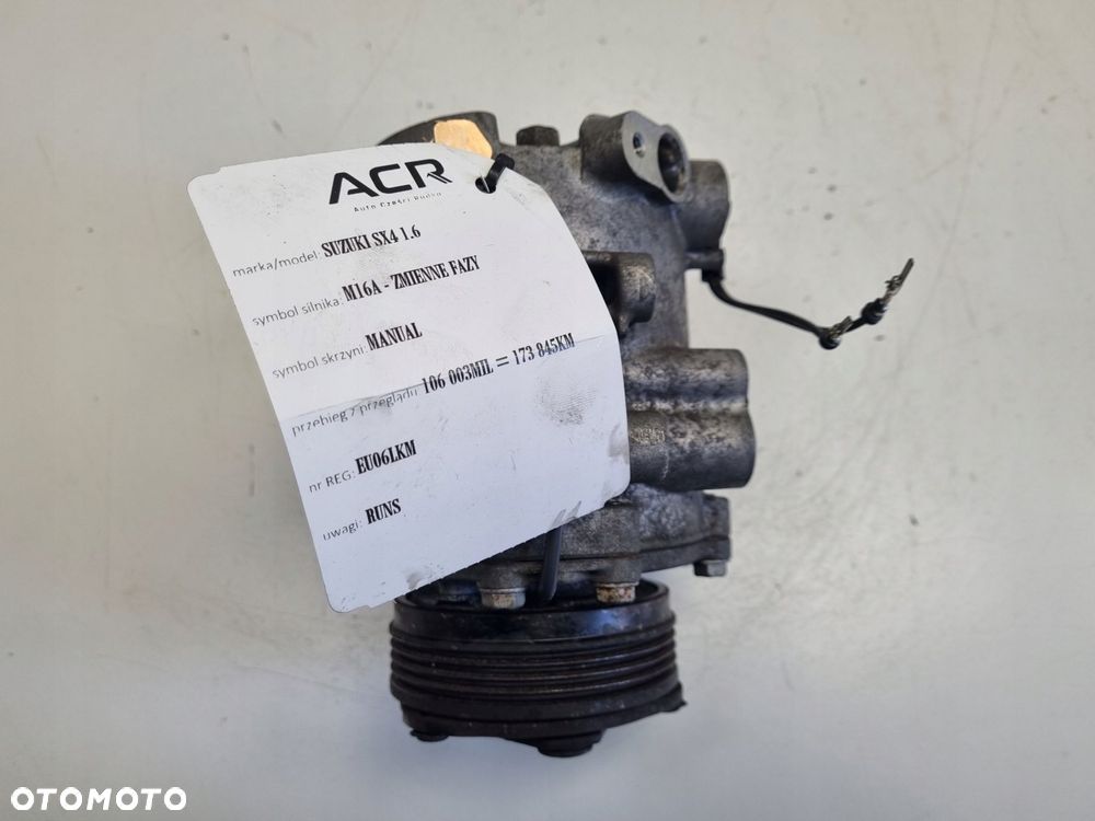 SPRĘŻARKA KLIMATYZACJI Suzuki SX4 1.6 16V _ pompa - 3