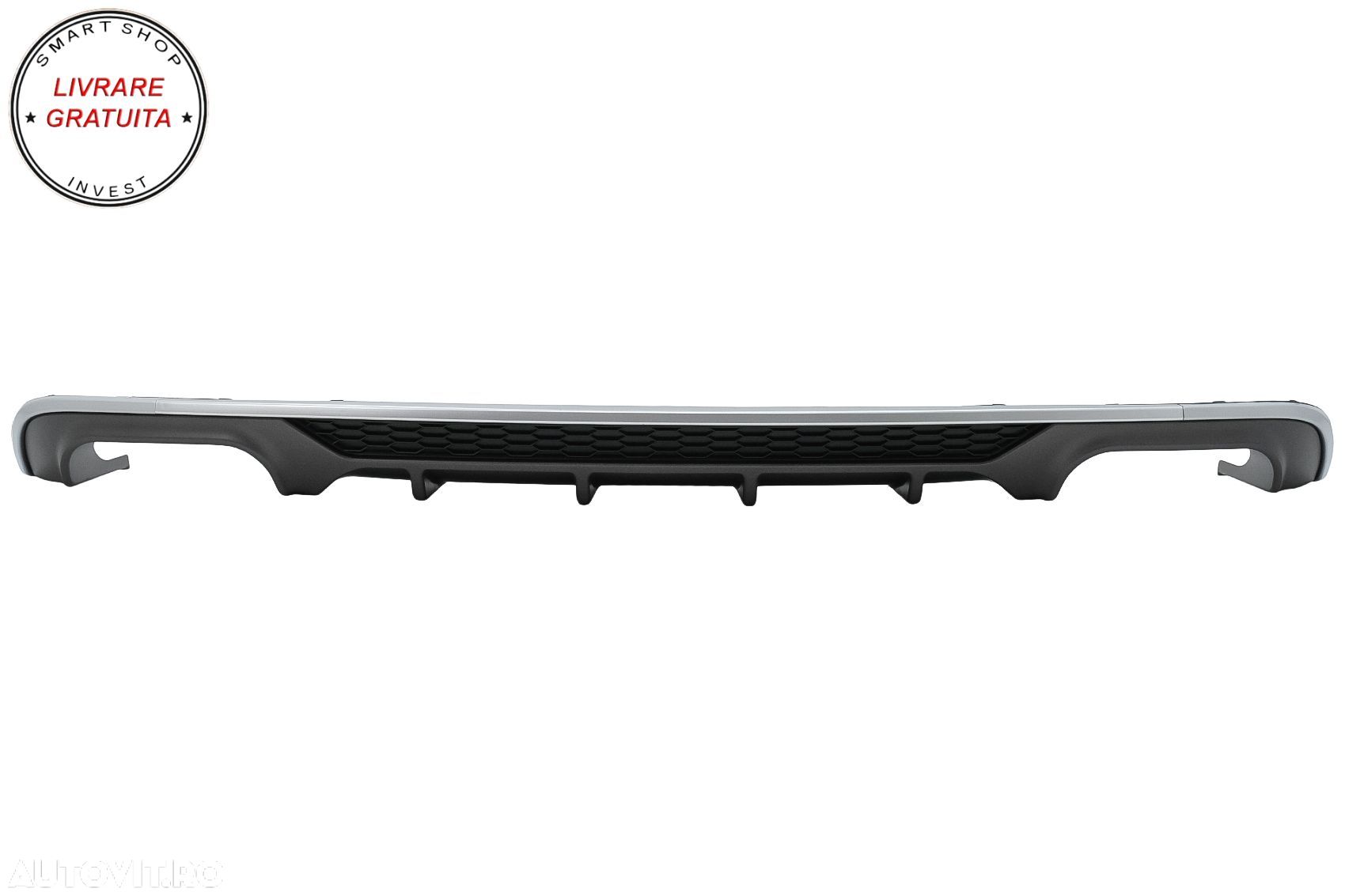 Difuzor Bara Spate Audi A3 8V Facelift Sedan (2016-2019) S3 Design Bara Standard- livrare gratuita - 1