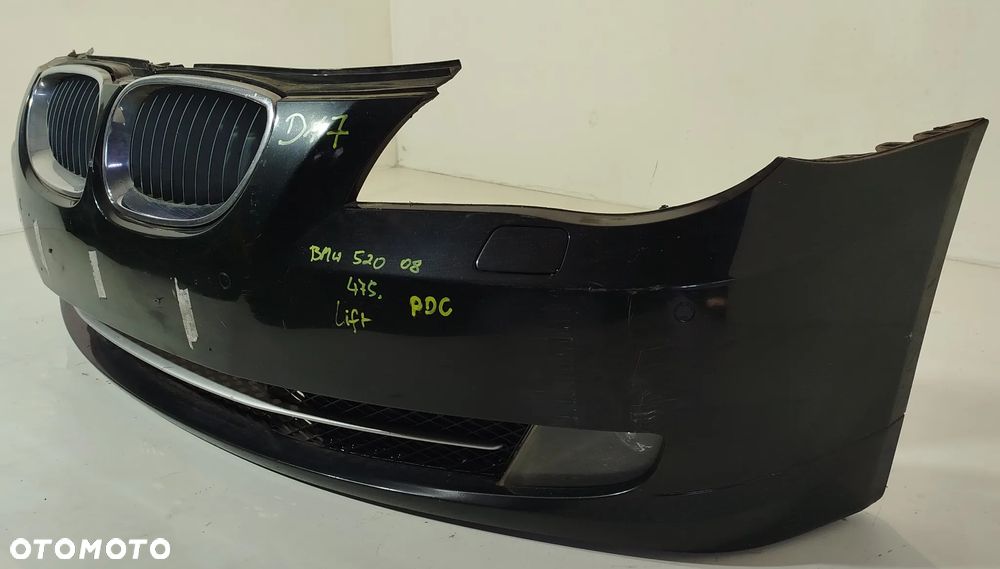zderzak przedni przód BMW 5 E60 E61 LIFT 07-10 PDC SPRYSKI 475 - 2