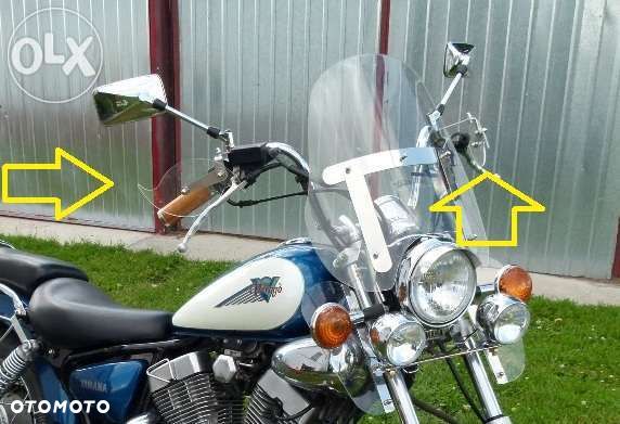 Deflektory na dłoni Yamaha XVS 650 i 1100 XV 750 i 125 Honda VT - 6