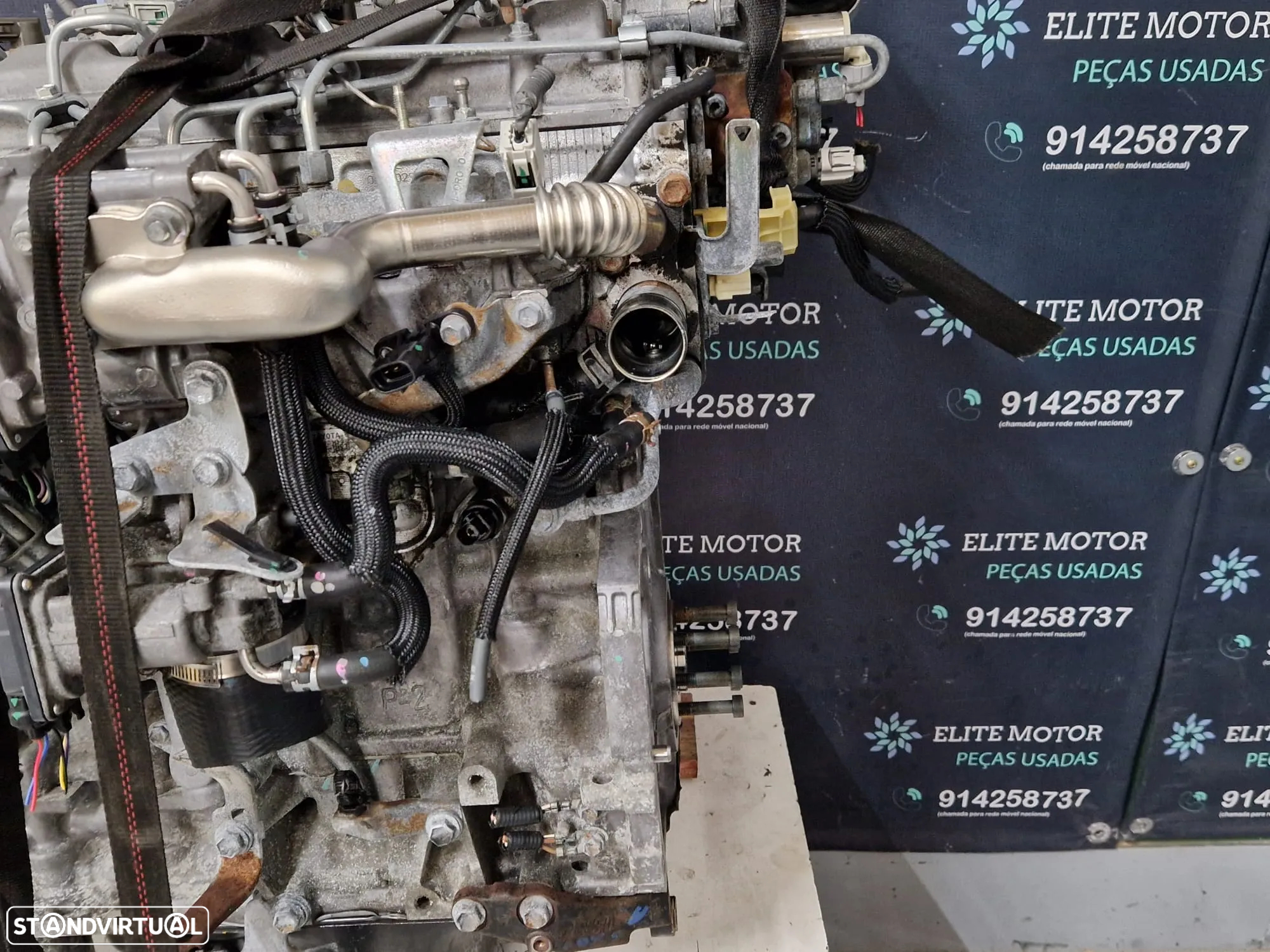 Motor usado 1AD-FTV TOYOTA COROLLA VERSO 2.0 D4D 126CV 2011 AVENSIS T270 T27 AURIS - 3