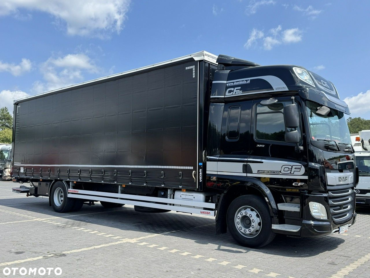 DAF CF 320 E6 Winda Firana Tył Drzwi Dach Zsuwany Długi 9.40m - 6
