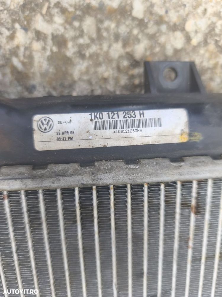 Radiator apă 1.9 tdi BXE BKC Volkswagen Passat B6 Golf 5 1K0121253H - 3