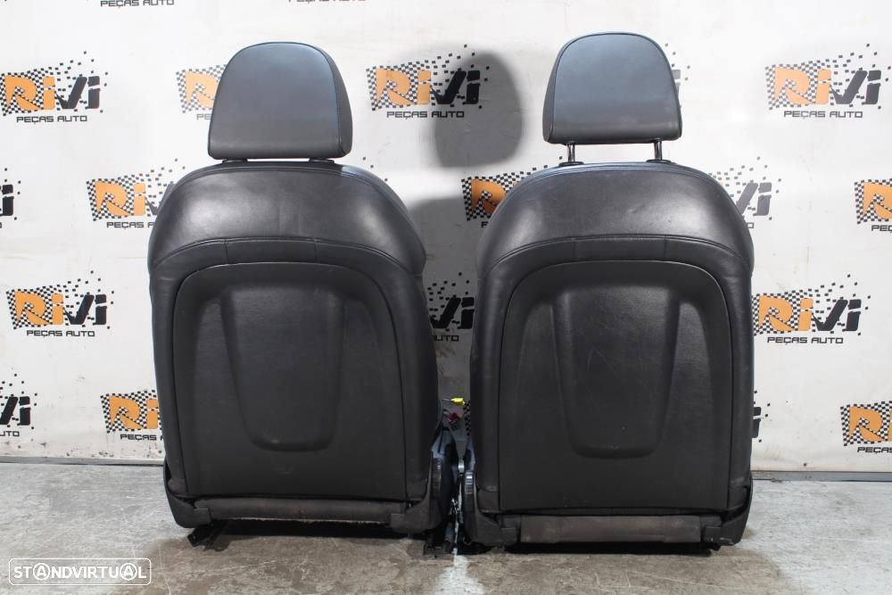 Bancos Audi A4 B8 Carrinha SLine Pele e Tecido - 5