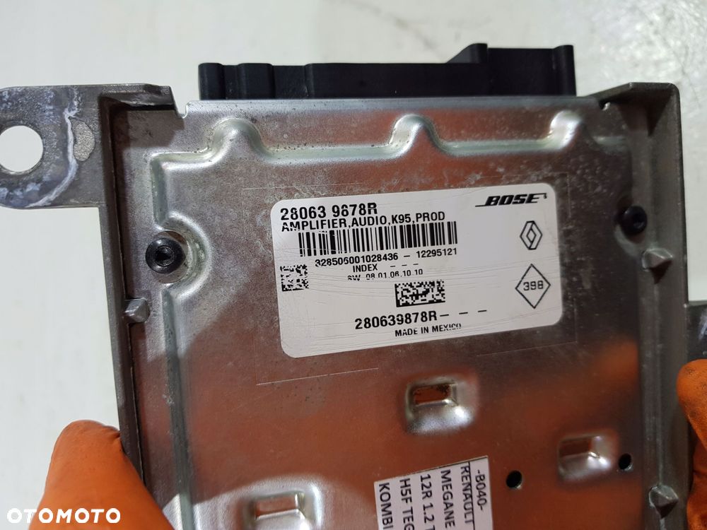 wzmacniacz radia bose 280639878r renault megane iii lift 12r eu - 4