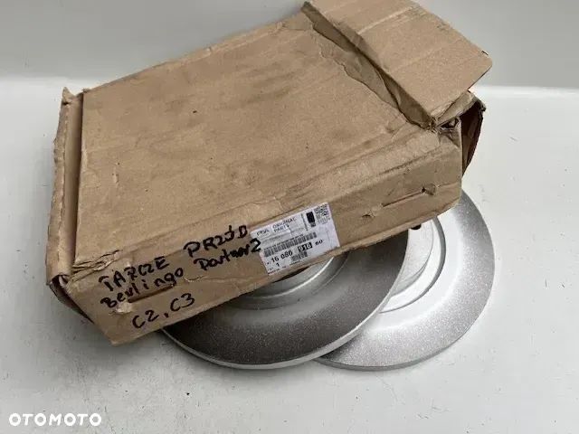 Tarcza Hamulcowa Przód Oryginał Berlingo Partner 2 C2 C3 1608691680 - 3