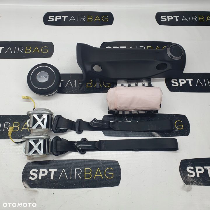 JEEP WRANGLER 3 JK ZAŚLEPKA PASAŻERA PODUSZKI AIRBAG AIR BAG PASY KIT SET - 1