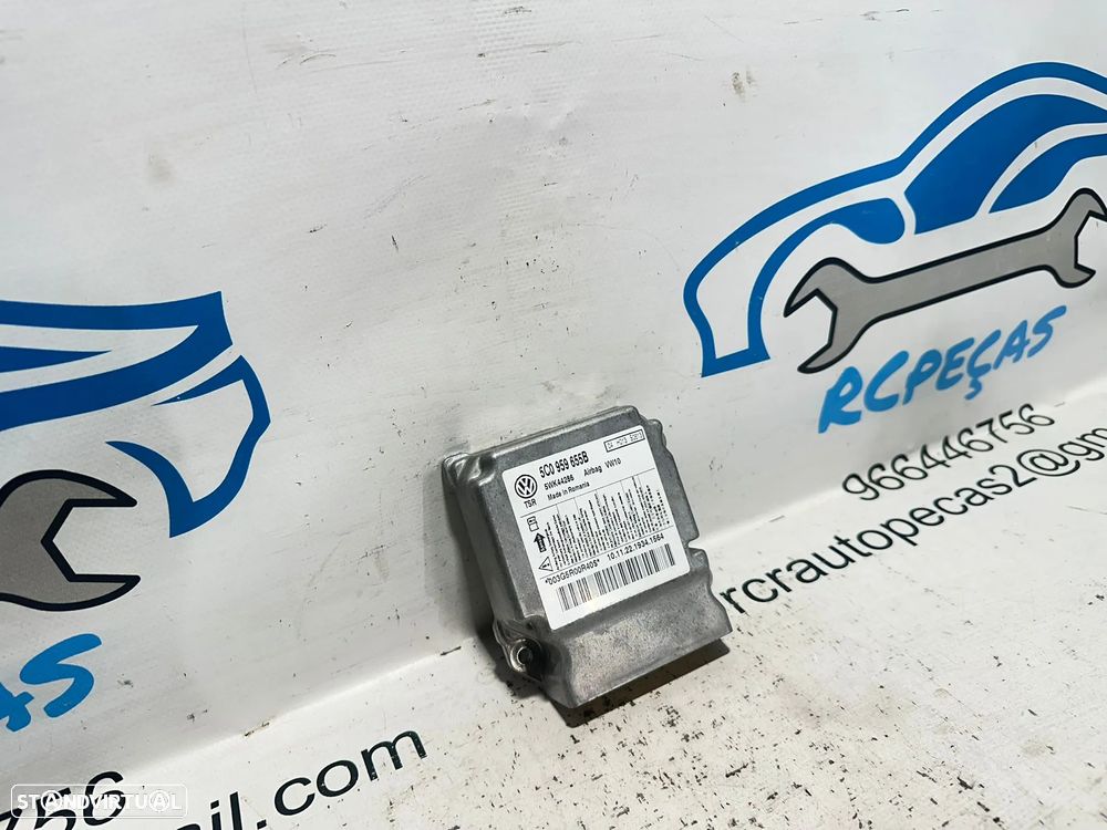.Módulo Centralina Airbag SRS Original VW Volkswagen 5C0959655B 2006 - 2019 - 3