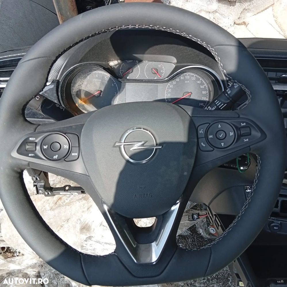 Opel Corsa F - plansa de bord - kit airbag volan / pasager - 2