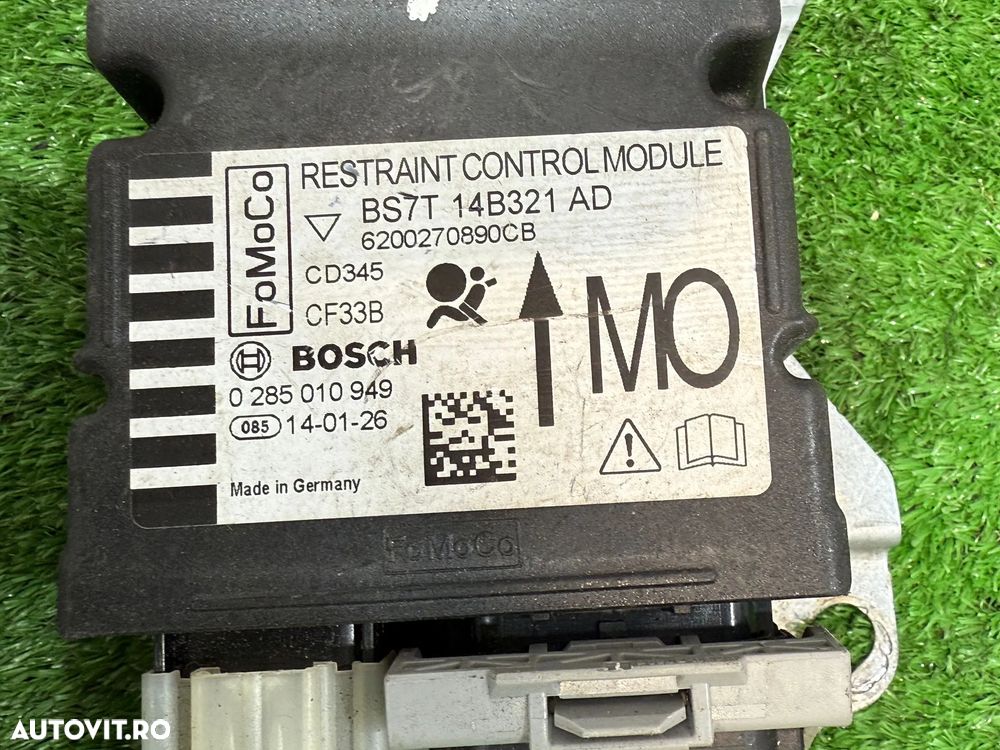 AIRBAG CALCULATOR (4 BUC.) FORD FOCUS MK3 BERLINA 1.6 DIESEL 2012  2011-2015 / FORD MONDEO CA2 1.6 DIESEL 2014 2007-2014 / FORD GALAXY 2.0 DIESEL 2015-2024 COD OEM CM5T-14B321-CA BS7T-14B321-AD BM2T-14B321-AC - 7