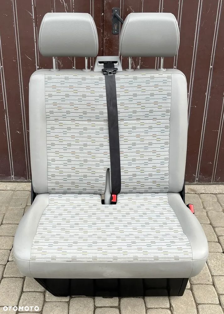 FOTEL DWÓJKA PALACE PLACE PRAWY PRZEDNI PRZÓD KANAPA VW T5 LIFT CARAVELLE DOKA MULTIVAN TRANSPORTEREU - 1