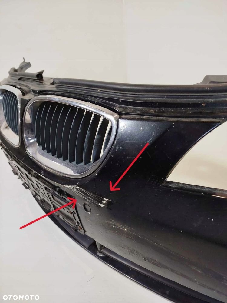 Zderzak przedni przód BMW 5 E60  E61 03-10 SPRYSKI PDC - 2