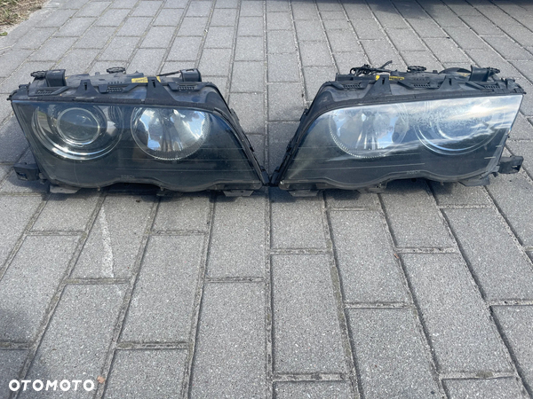 XENON LAMPA LEWA PRAWA PRZÓD REFLEKTOR BMW E46