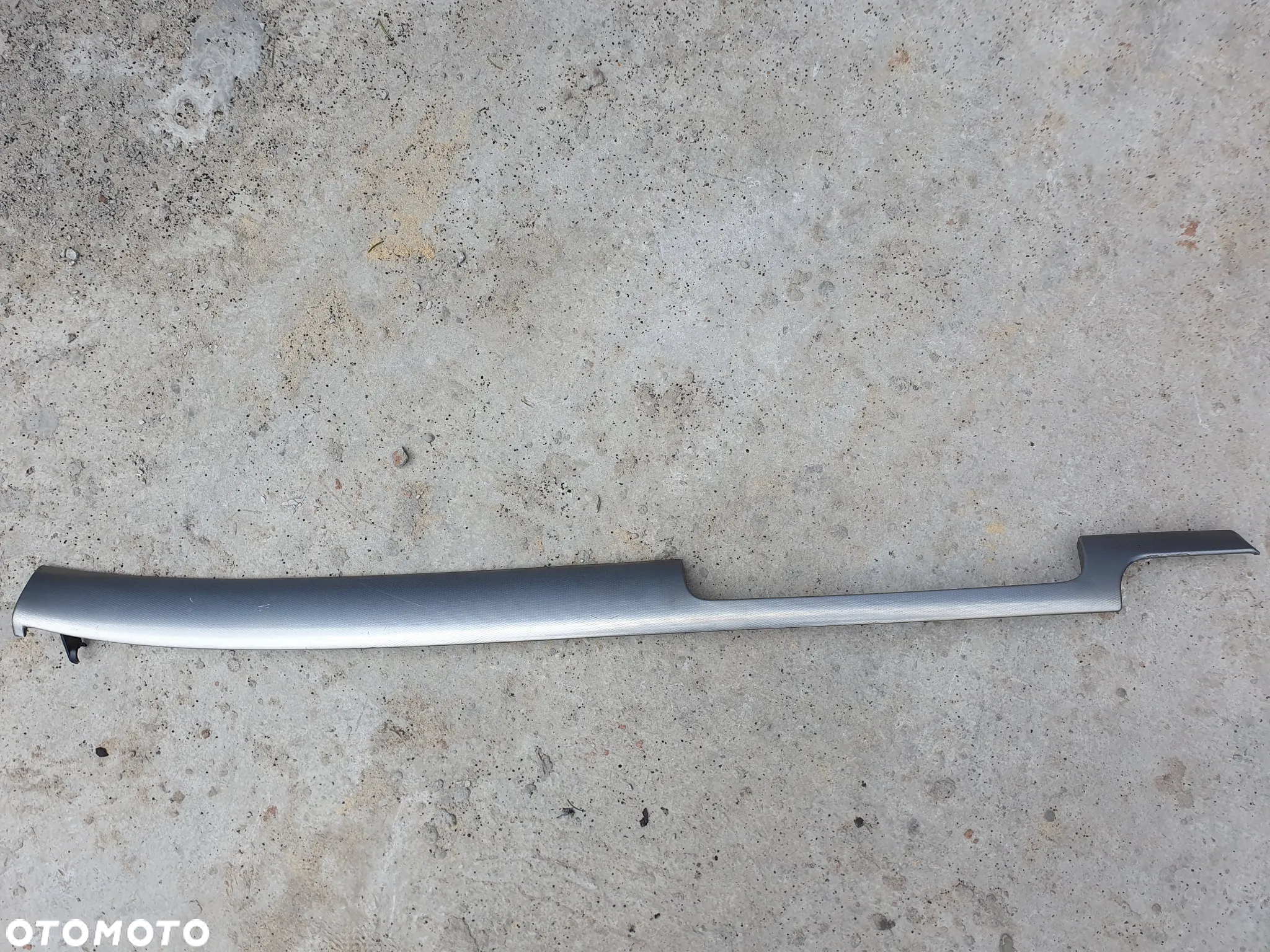 AUDI A4 B6 LISTWA OZDOBNA DEKOR DESKI KONSOLI 8E1853190S ALUMINIUM - 2