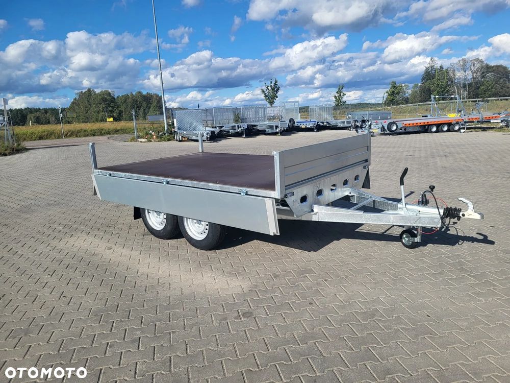 Rydwan DOSTAWA platforma z burtami KOŁA POD SPODEM 300x195, DMC 2700kg, spawana rama - 3