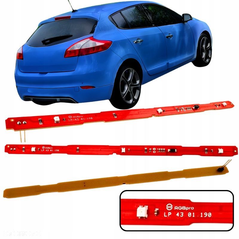 Wkład moduł LED do LAMPA STOP do RENAULT MEGANE III HATCHBACK SCENIC III - 1