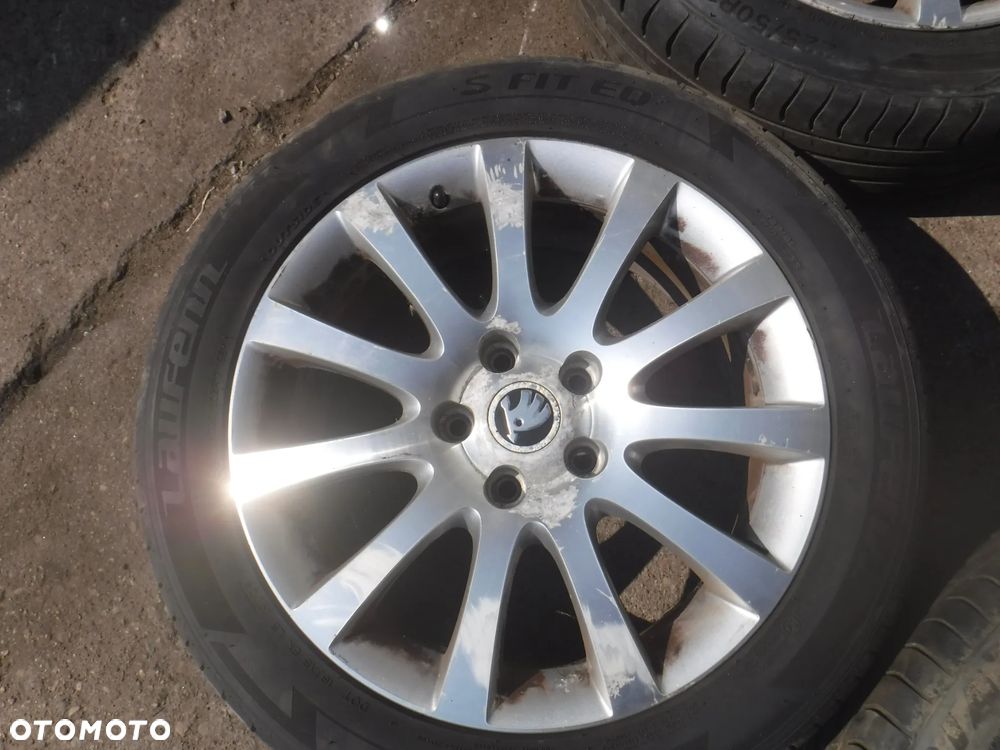 Skoda Yeti Lift Octavia Superb Vw Passat Golf Audi Seat alufelgi 5X112 17 ET45 7j 5L0601025D - 5