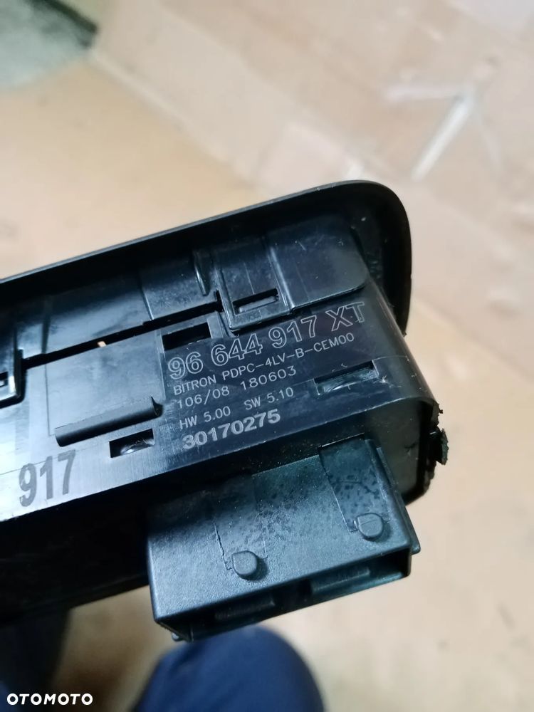 Panel szyb przełącznik lusterek Citroen C5 III 96644917XT - 4