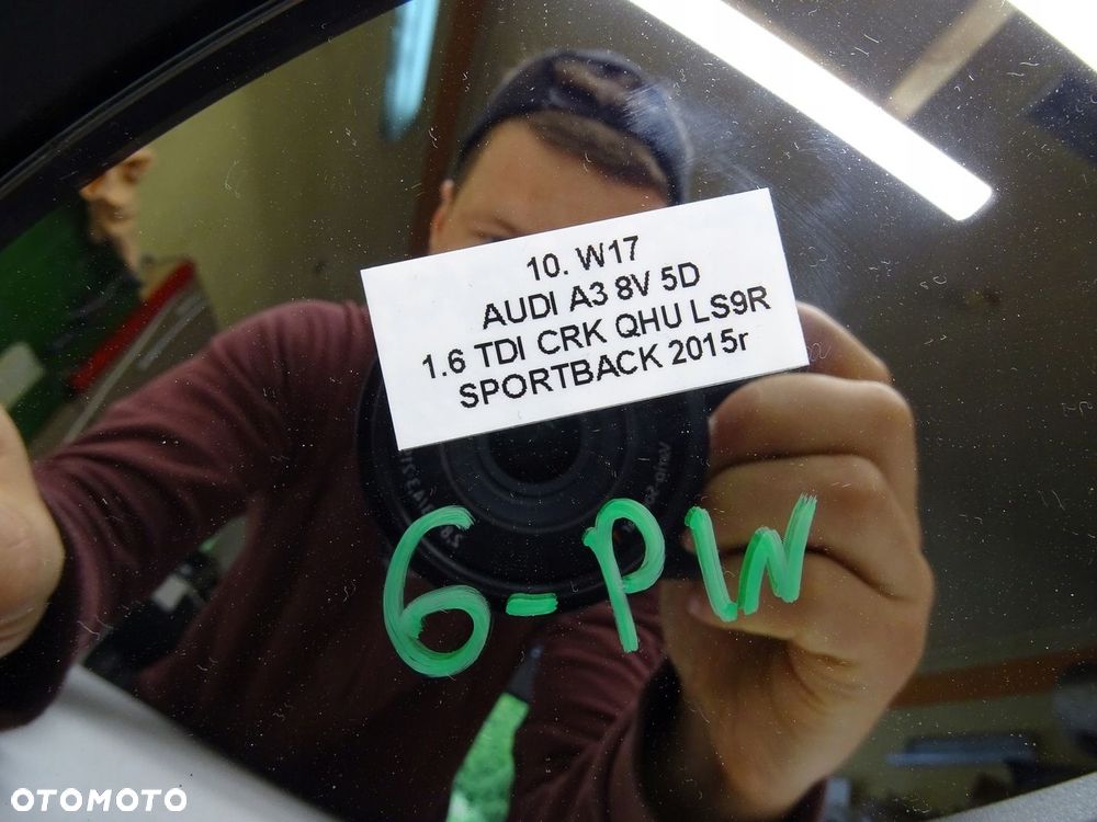 LUSTERKO LEWE LEWY PRZÓD PRZEDNIE AUDI A3 8V 5D LS9R 6 PIN - 8