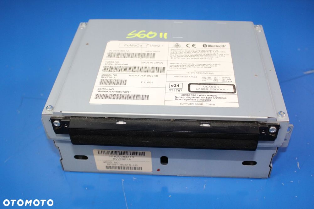 VOLVO S60 V60 XC60 CZYTNIK ODTWARZACZ CD DVD NAVI - 1